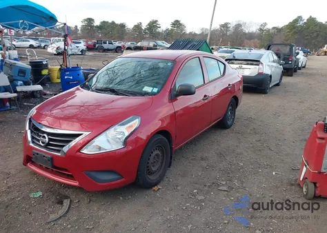 2015 Nissan Versa 1.6 S+ из США, поврежденный, VIN 3N1CN7AP7FL834526
